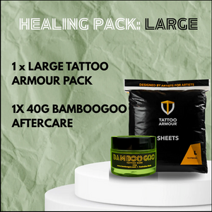 Tattoo Armour X Bamboogoo Healing packs