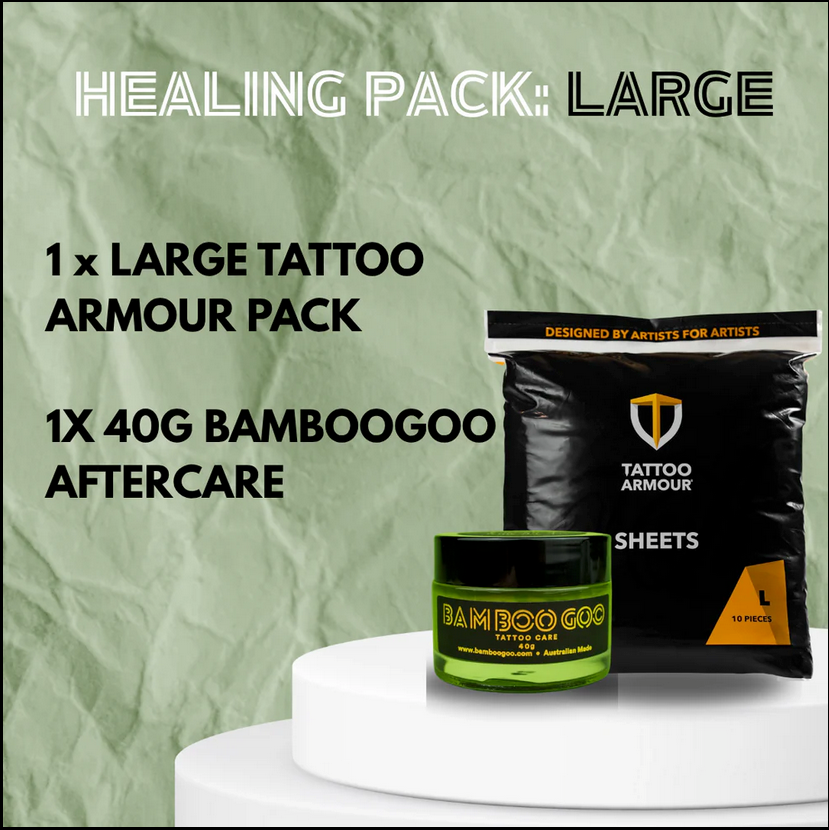 Tattoo Armour X Bamboogoo Healing packs